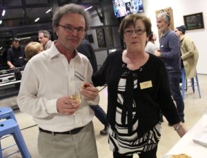 François Thury et Claudine Rochat lors de l'inauguration du LAC