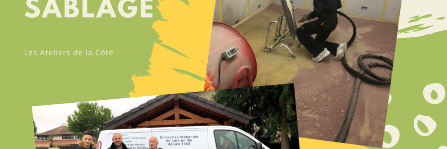 Guillon sablage et peinture aux Ateliers de la Côte à Etoy